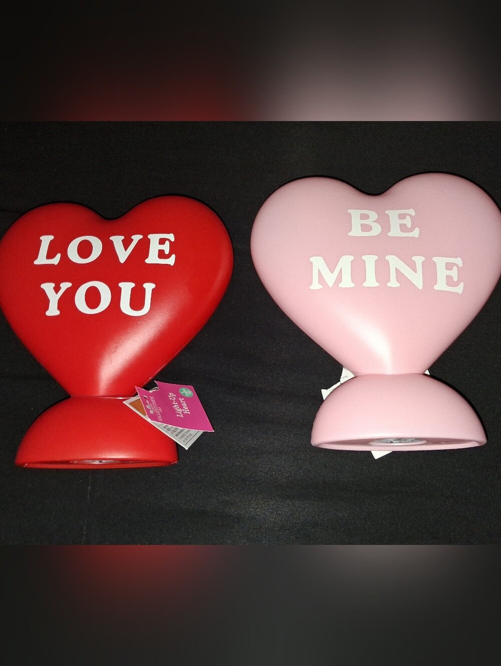 Valentine Conversation Heart 9" Blow Mold - Love You & Be Mine